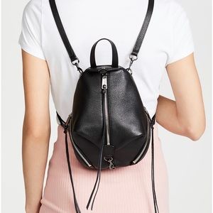 Rebecca minkoff leather Julian mini backpack.